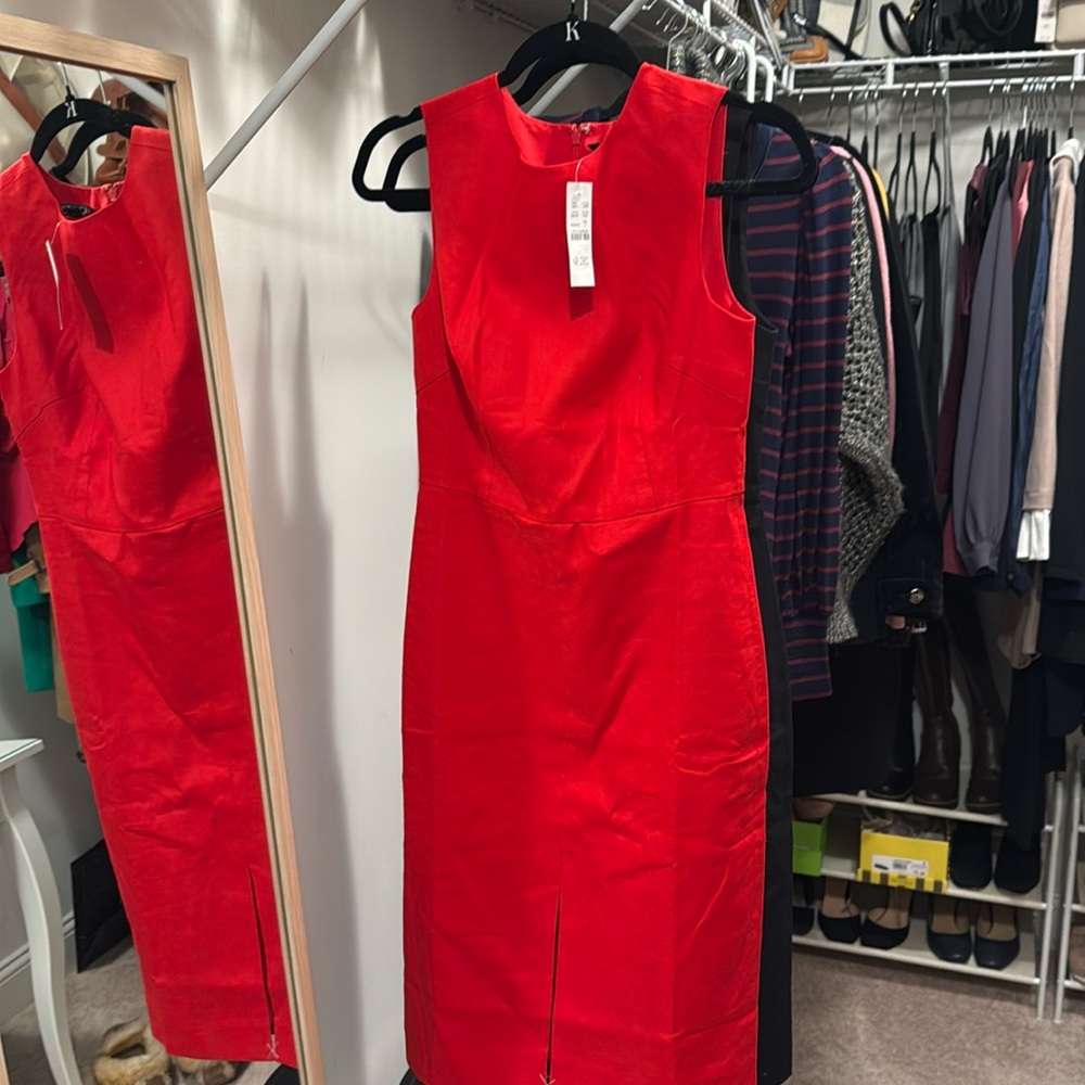 Stunning J. Crew linen suiting dress size 2 new with tags